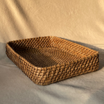 rattan housewarming gifts under 1500 meaningful gift new home decor table top setting tray organizer bohemian gift decor serveware cozy cane woven handwoven tray bamboo natural fiber