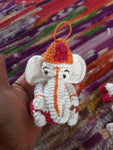 Handcrafted Cotton Crochet Ganpati Idol