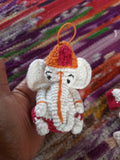 Handcrafted Cotton Crochet Ganpati Idol