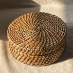 Handmade Rattan Cane Roti Box Natural Weave Fruit Basket 