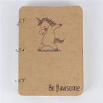 Be Flawsome -  Brown Journal Notebook  - A5 Size