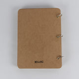 Hipster Style -  Brown Journal Notebook  - A5 Size