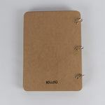 Music Love Camera - Brown Journal Notebook - A5 Size