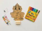 DIY Colouring Wooden Goddess Lakshmi Activity Box