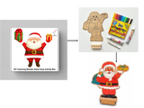 DIY Colouring Wooden Santa Claus Activity Box