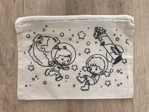 Do It Yourself  Colouring Space Pencil Pouch