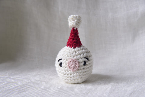 Handcrafted Cotton Crochet Stuffed Toy - Snowman
