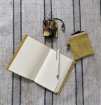 Handmade Notebook Gift Set In Eri Silk
