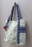 Hand Dyed Linen Hobo Bag