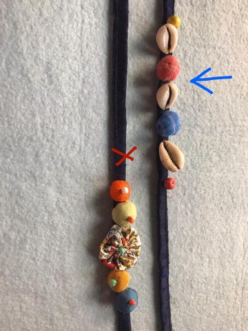 Beads And Shell Rakhi