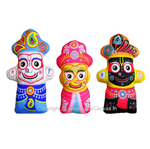 Lord Jagannath , Balarama , Subhadra Plush Dolls