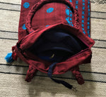 Maroon Handwoven Tote Bag