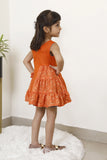 Reversible Tiered Colorblock Dress for Girls
