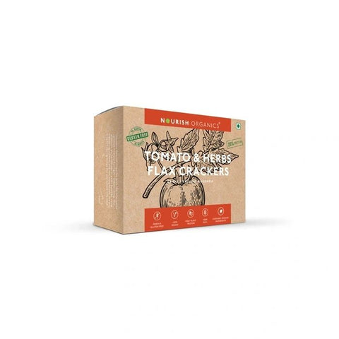 Tomato & Herbs Flax Crackers (Pack of 2)