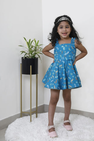 Doll Me Up Reversible A-Line Flared Dress for Girls
