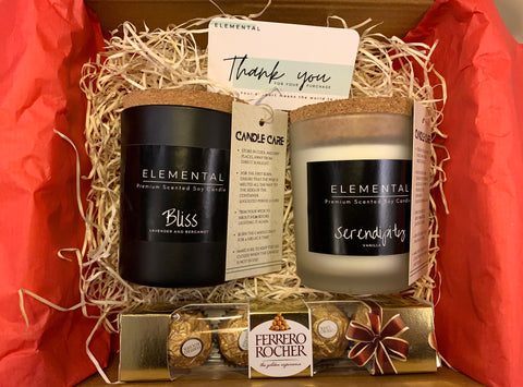 Scented Soy Candles Gift Box