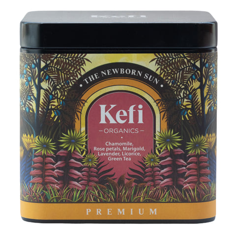 Kefi Organics The Newborn Sun Herbal Green Tea Blend