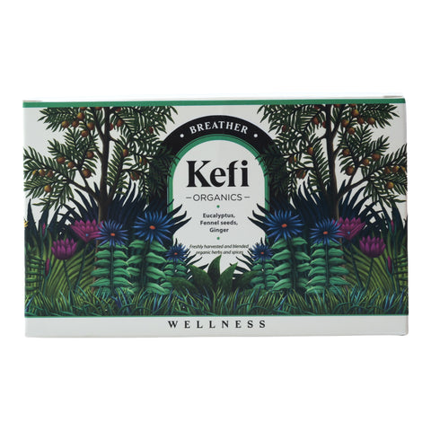 Kefi Organics Breather Wellness Herbal Tea Bags